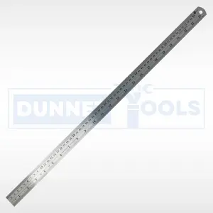 Steel Ruler Measuring Tool 60cm Imperial Metric DIY Joiner Carpenter Wood Metal