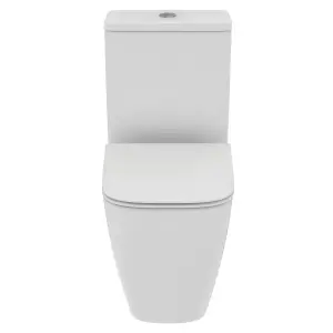 Ideal Standard i.life S White Back to wall Square Toilet set with Soft close seat & Close coupled cistern