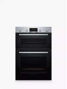 Bosch Series 2 MHA133BR0B Built In Electric Double Oven, Black