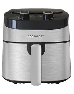 Cookology 4.2L Air Fryer with Single Zone & Mechanical Controls - CAF42MA Black & Stainless Steel