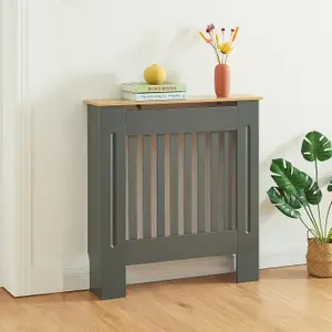 Small Grey Radiator Cover 820mm(H) 780mm(W) 190mm(D)