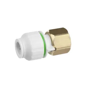 Flomasta White Reducing Pipe fitting adaptor x 15mm 19.05mm