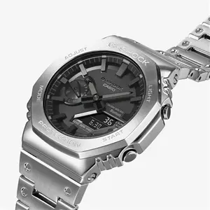 Casio G-Shock Full Metal 2100 Series Silver Smartwatch GM-B2100D-1AER By House Of Watches