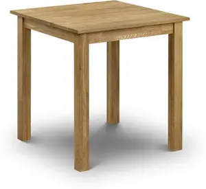 Carmel Solid Wood Dining Table Three Posts Table Base Colour: Oak