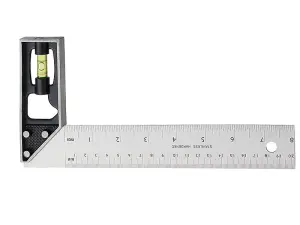 Fisher F24Me6 150mm Try Square with Spirit Level