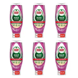 Fairy Max Power Washing Up Liquid Cherry Blossom 640ml - Pack of 6