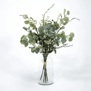 Faux Foliage Bunch - Hand-Tied Eucalyptus Snowberry & Willow