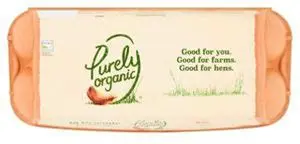 Purely Organic Free Range Eggs X10 540G