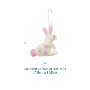 FELT KIT BUNNY - Felt Decoration Kit: Bunny - Trimits