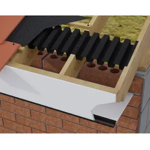 6 Metre of Rolled Formed Eaves Panel Vent/Roof Rafter Ventilation Loft Tray