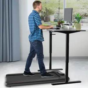 Walking Pad, Under Desk Treadmill with App and Remote Control LED Display for Home&Office