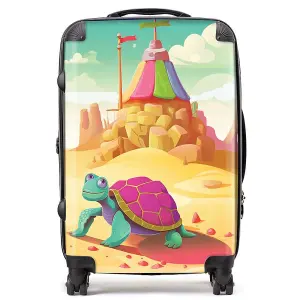 Turtle On A Beach Holiday Suitcase - Medium