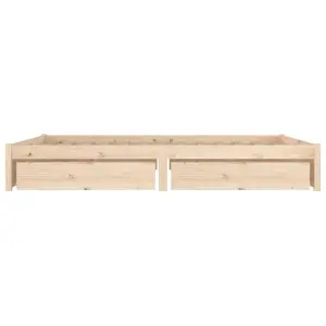 Berkfield Bed Frame with Drawers 150x200 cm 5FT King Size