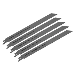 Reciprocating Saw Blade Wood & Plastics 230mm Length 10tpi Bi Metal Pack of 5 by Ufixt