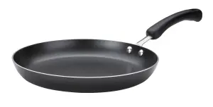 Prestige Super Tough Easy Clean Black Round Aluminium Non-Induction Frying Pan 20 & 24cm Twin Pack