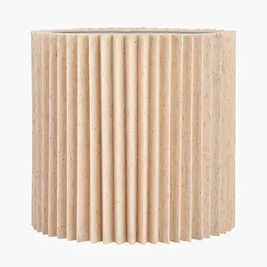 Natural Linen Hard Pleat Lampshade