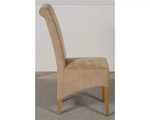 Montana Beige Fabric Dining Chairs for Dining Room or Kitchen