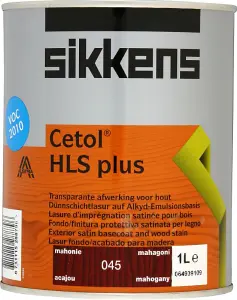 Sikkens 1L Cetol HLS Plus Exterior Woodstain Mahogany