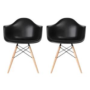 Stylish Black Cadiz Armchair for Modern Homes