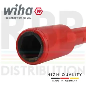 Wiha Hex Driver Screwdriver 1000v VDE Electrician 11mm SoftFinish Grip 00862