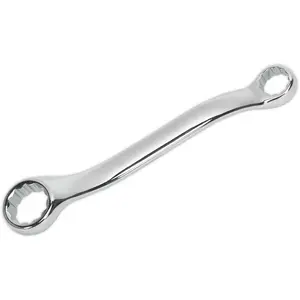 10mm and 13mm Double Ended Offset Ring Spanner - Stubby Handle Wrench for Tight Spaces