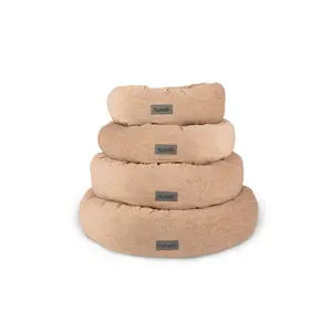 Polyester Pet Bed Light Brown / Extra Extra Large (40kg and more)