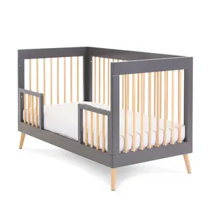 Maya Cot Bed Grey/Brown