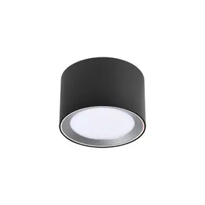 Nordlux Landon 8 Indoor Bathroom Light Surface Downlight In Black (Height) 8.2cm