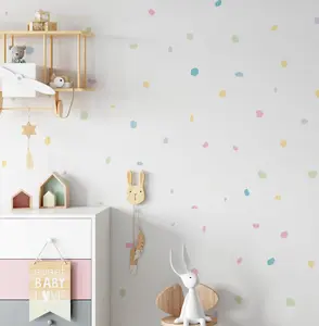 Danish Pastel Irregular Polka Dot Wall Stickers