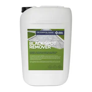 Stonecare4U - Black Spot Remover (25L) - High-Performance Cleaner, Quickly Removes Black Spot Deposits, Green Algae, Lichen & More