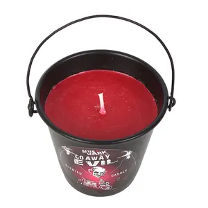 Something Different Go Away Evil Bucket Scented Candle Black (One Size)