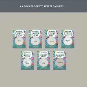 Rust-Oleum Light Grey Gloss Garden Paint Tester Samples - 10ml