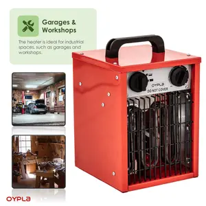 Oypla 2kW Electric Industrial Workshop Garage Space Fan Heater