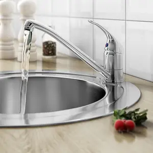 Aquarius TrueCook Series 1 Chrome Single Lever Kitchen Mixer Tap AQTK001