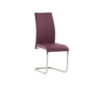 Larkson Upholstered Dining Chair Purple