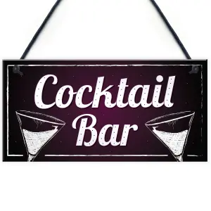 Red Ocean Cocktail Bar Decorations Neon Effect Home Bar Pub Club Man Cave Garden Sign Friendship Gift