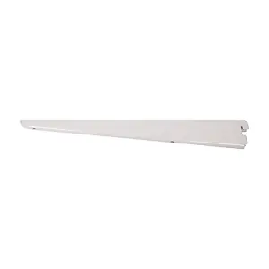 Timco - Twin Slot Shelf Bracket - White (Size 370mm - 1 Each)