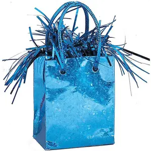 Unique Party Gift Bag Balloon Weight Centrepiece Bright Blue (One Size)