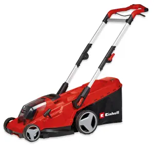 Einhell 41cm Cordless Lawnmower 36V Rotary Power X-Change With 50L Grass Box GE-CM 36/41 Li Solo - BODY ONLY