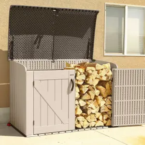 Lifetime 6x3.5ft Heavy Duty Horizontal Storage Plastic Shed