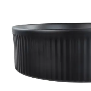 Ceramic Countertop Basin 370 mm Black GELDO