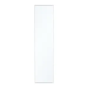 Sliver Rectangular Wall Mounted Framed Mirror Full Length Framed Mirror Dressing Mirror H 120 cm x W 30 cm