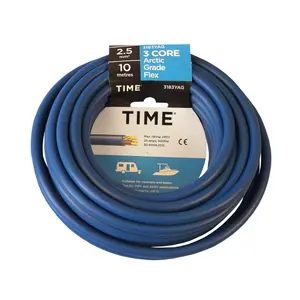 Time Blue 3-core Arctic Cable 2.5mm² x 10m