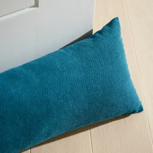 Catherine Lansfield Wilson Velvet Door Draught Excluder Green