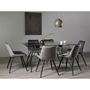 Faycelles Dining Set Grey