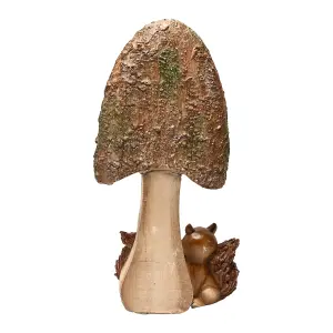 Country Living 2 Squirrels with a Mushroom Ornament