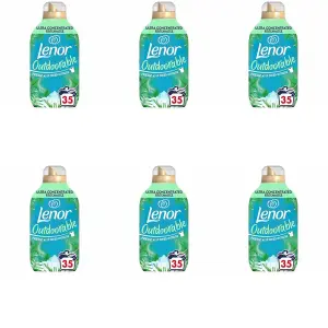 Lenor Outdoorable Fabric Conditioner, Northern Solstice, 35 Washes, 490Ml (Pack of 6)