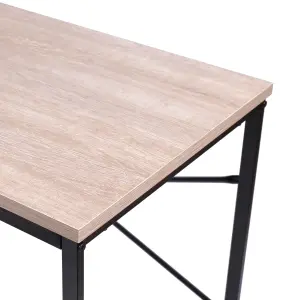 Mondovi Matt oak effect Desk (H)750mm (W)800mm (D)450mm