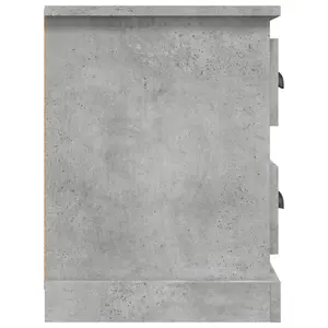 Berkfield TV Cabinet Concrete Grey 102x35.5x47.5 cm Engineered Wood