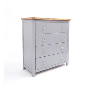 Mirano 4 Drawer Chest of Drawers Chrome Knob